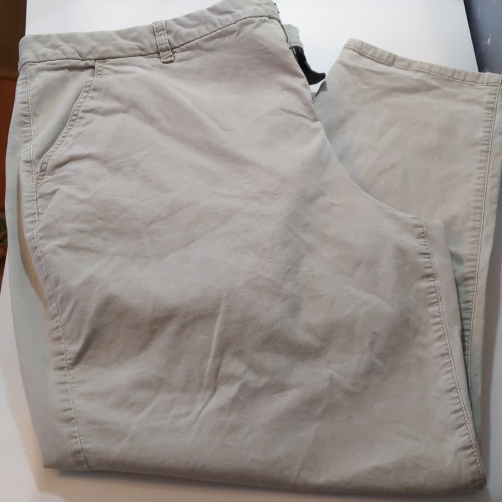 Lane Bryant Chino Pants size 28 Plus pockets